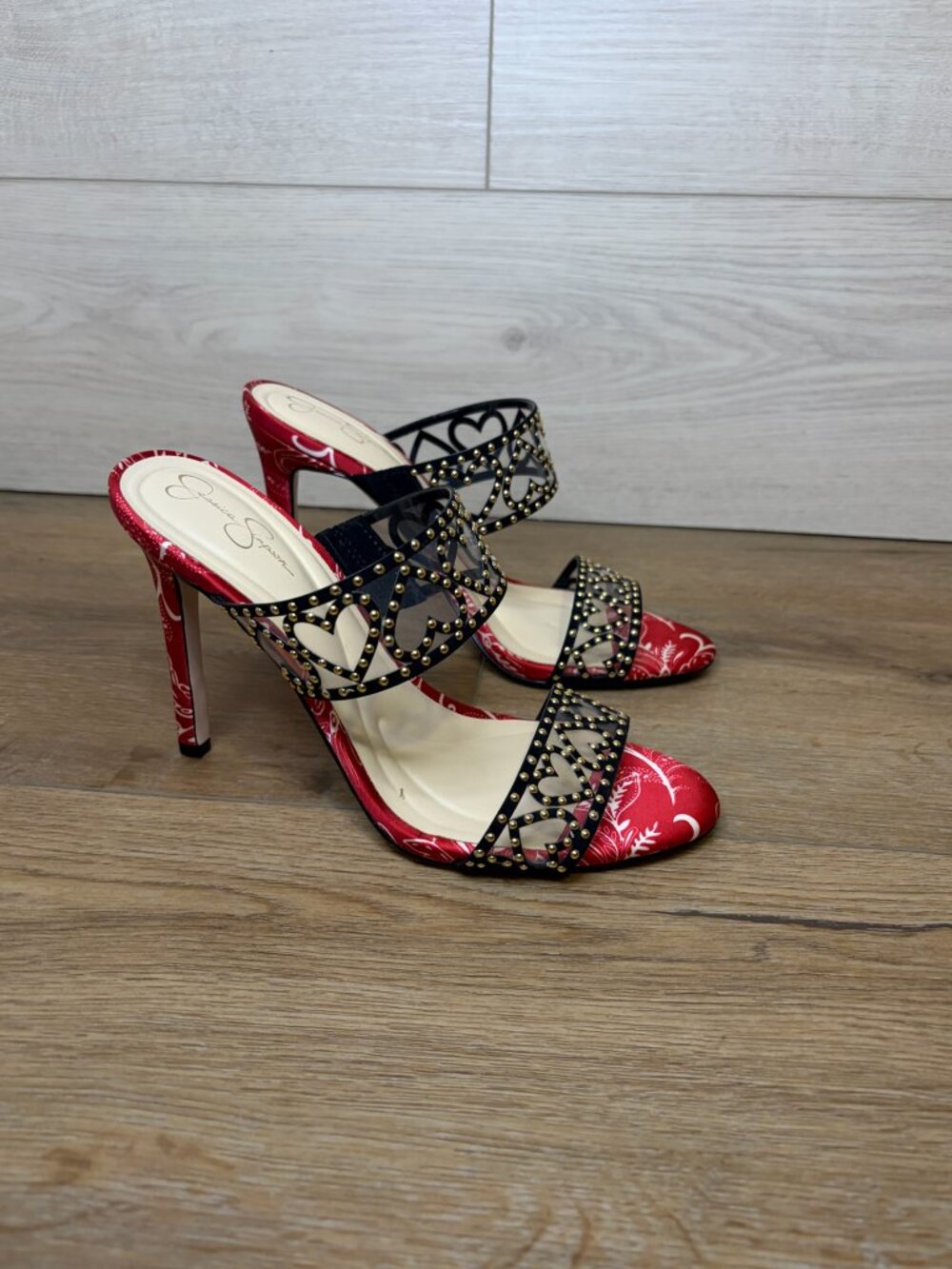 Jessica Simpson Jovara Black High Heel Sandals Size 7M